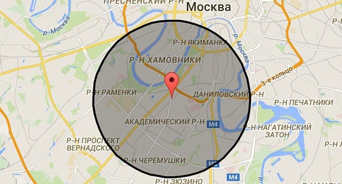 Местоположение телефона